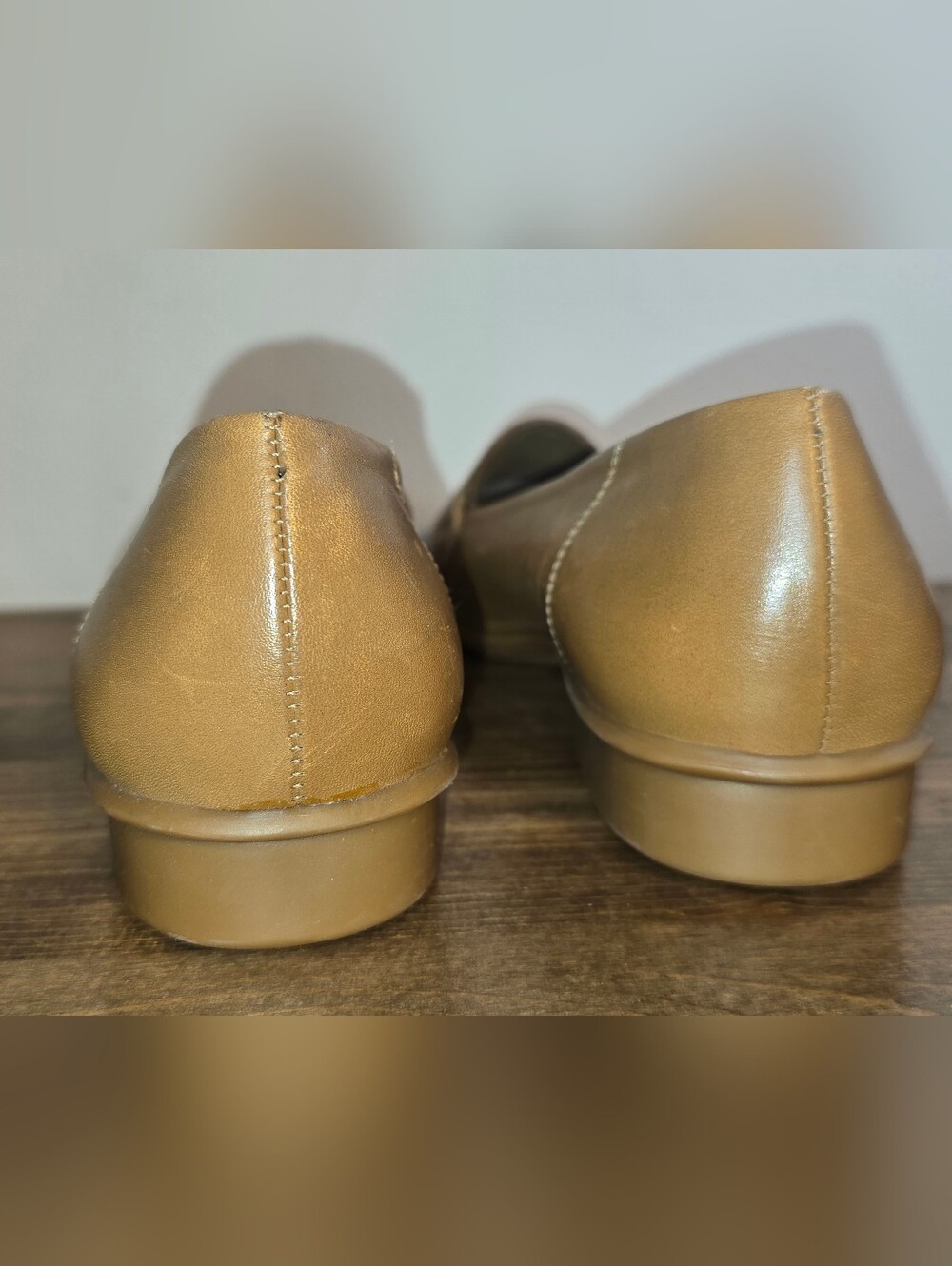 Enzo Angiolini NWOT Tan Leather Buckle Loafers Women's Size 7M - Picture 6 of 10